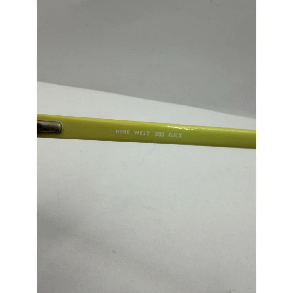 NINE WEST  Blue & LIME GREEN EYEGLASSES FRAMES ONLY WOMEN 383 OJLX 48-18-130